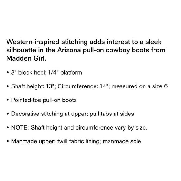 Madden Girl Arizona knee-high cowboy boots - Picture 6 of 12